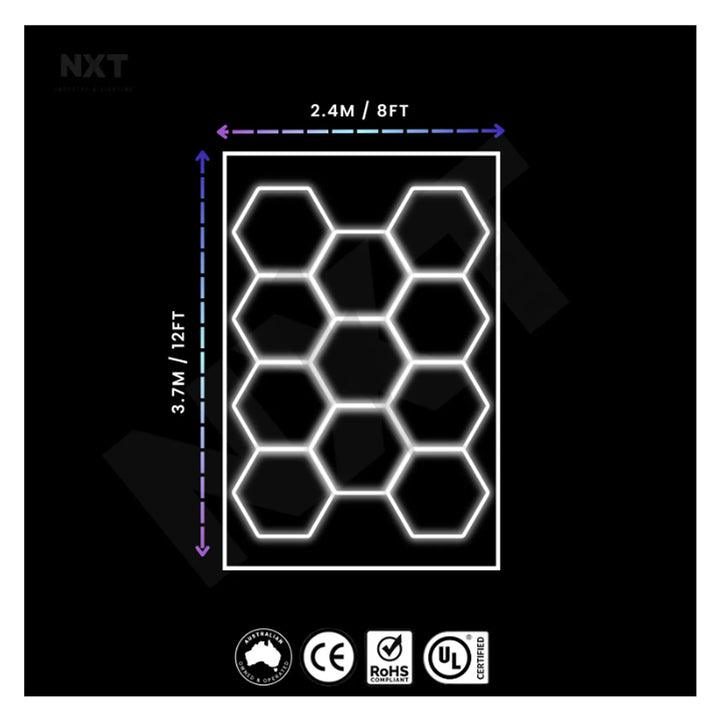 FlexSpec NXTBEAM 带边框六边形/蜂窝状照明套件