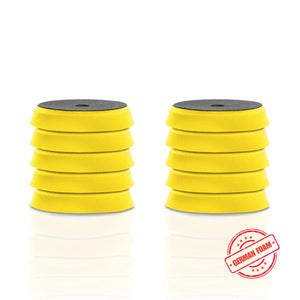 Apex Customs 6" German Foam Yellow Medium Polishing Pad (for 5" Plates)