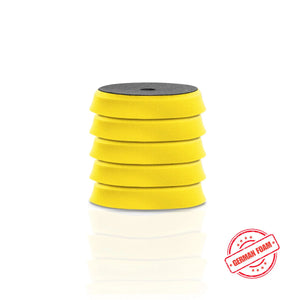 Apex Customs 6" German Foam Yellow Medium Polishing Pad (for 5" Plates)