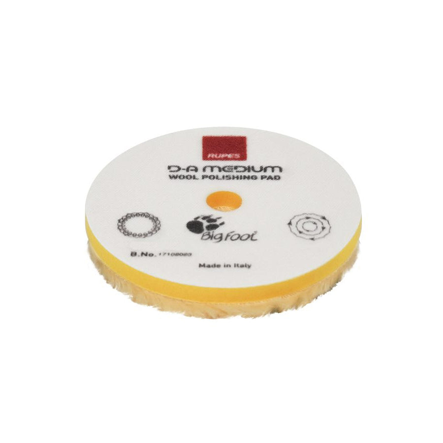 Rupes D-A Medium Wool Polishing Pad 80mm - 9.NW80M (*)