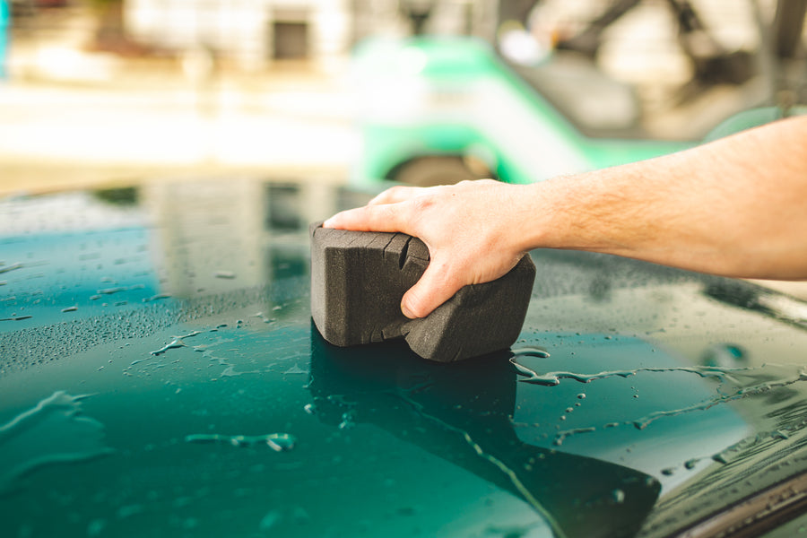 The Rag Company - Ultra Black Foam Sponge - for Detailing and Car Washing,  Perfect for Both Rinseless and Soap Washes, Softer Feel, Ergonomic Shape